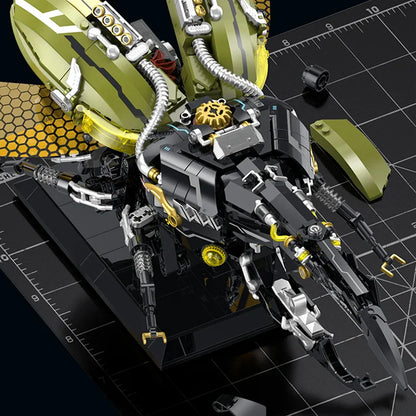 CyberMech Neon Insect Series - Cyberpunk Building Block Model Kit