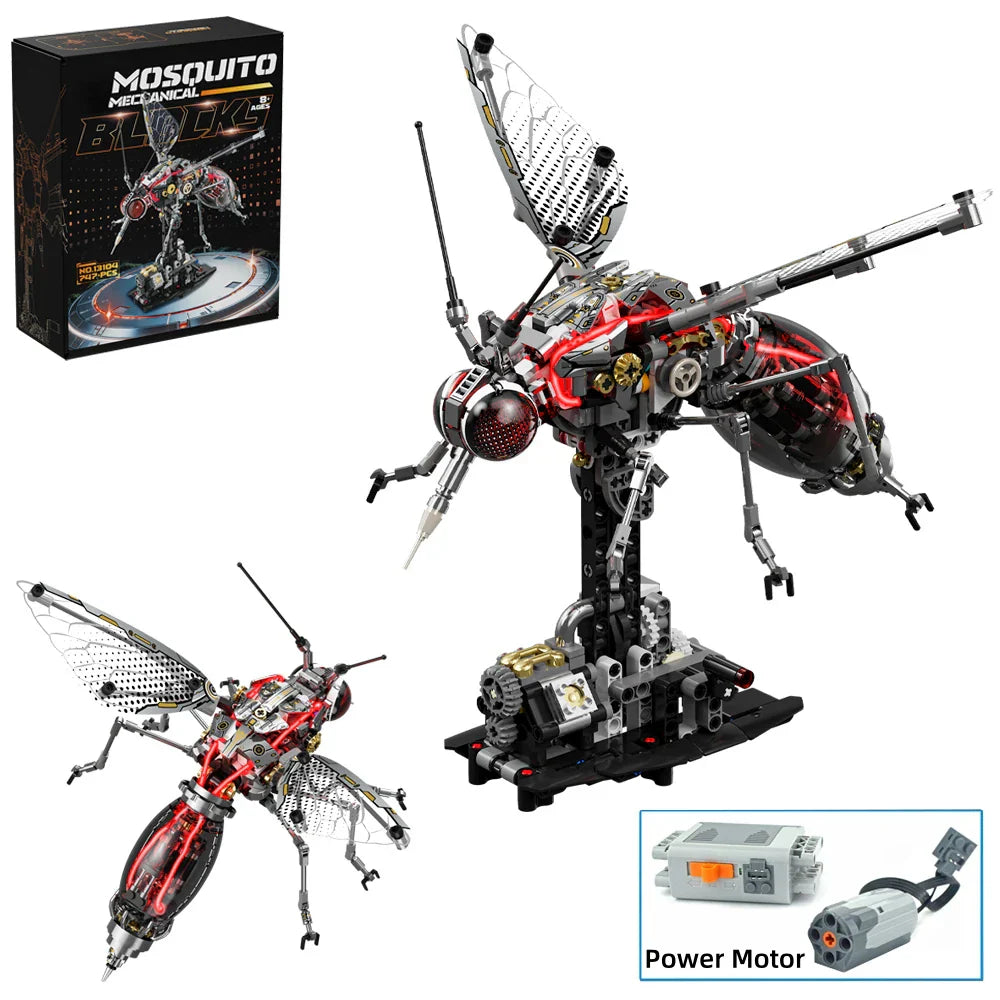 Mechanical Mosquito - Cyberpunk Insect MOC Building Set