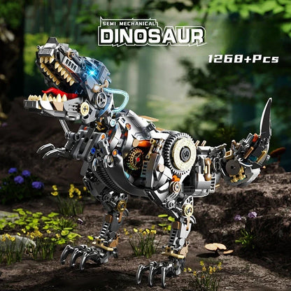 Mechanical T-Rex - 1268Pcs Motorized Dinosaur Building Set