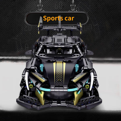 V12 Concept Supercar - 1200pc RC Racing Car Building Block Set