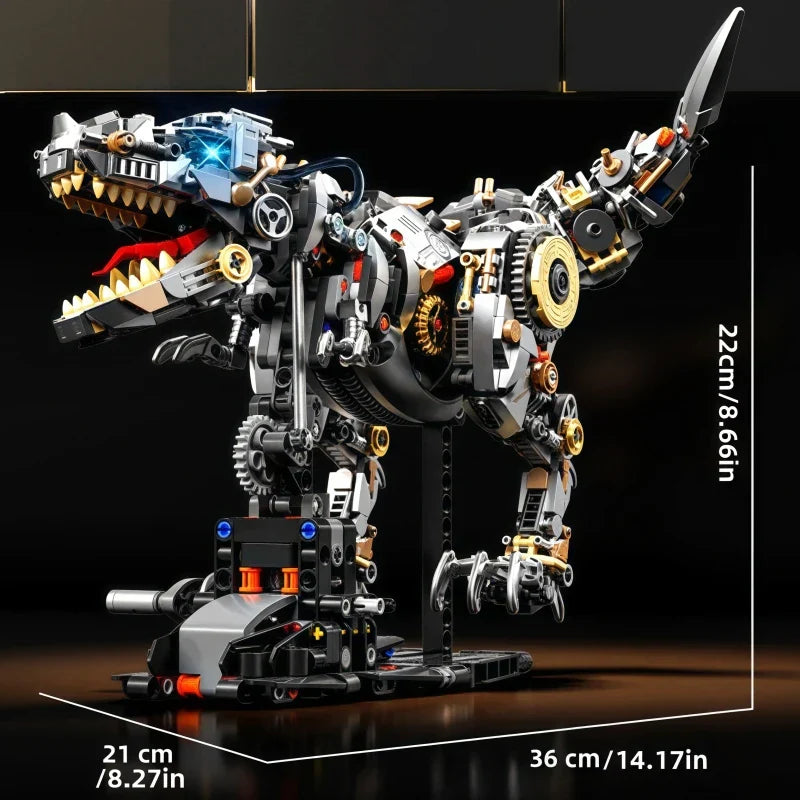 Mechanical T-Rex - 1268Pcs Motorized Dinosaur Building Set